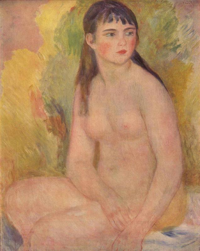 Pierre-Auguste Renoir Weiblicher Akt oil painting picture